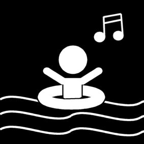 nager sur musique